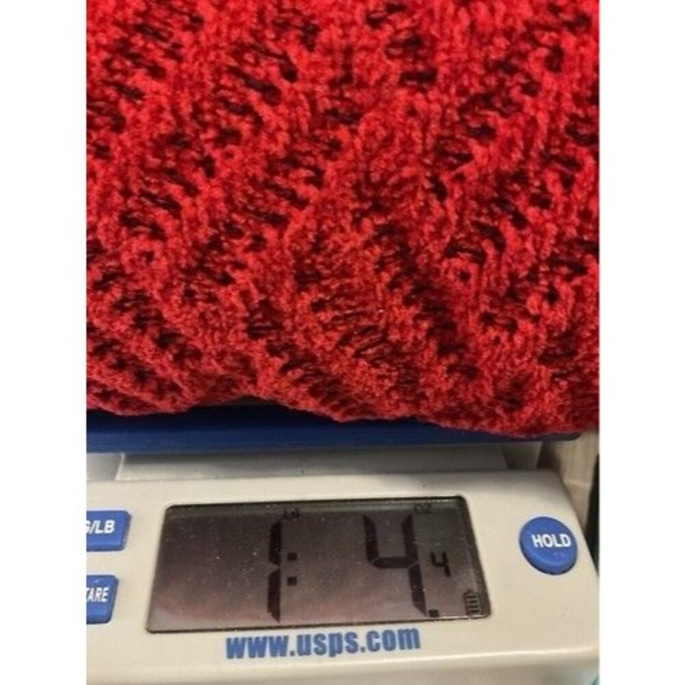 VTG Tundra Canada Red/Black 3D Textured Knit CrewNeck Sweater Men Size Large - Picture 9 of 9
